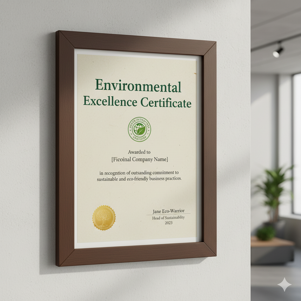 Environmental Excellence Certificate