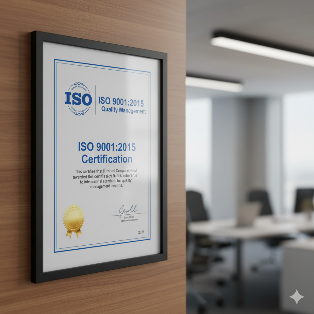 ISO 9001:2015 Quality Certification